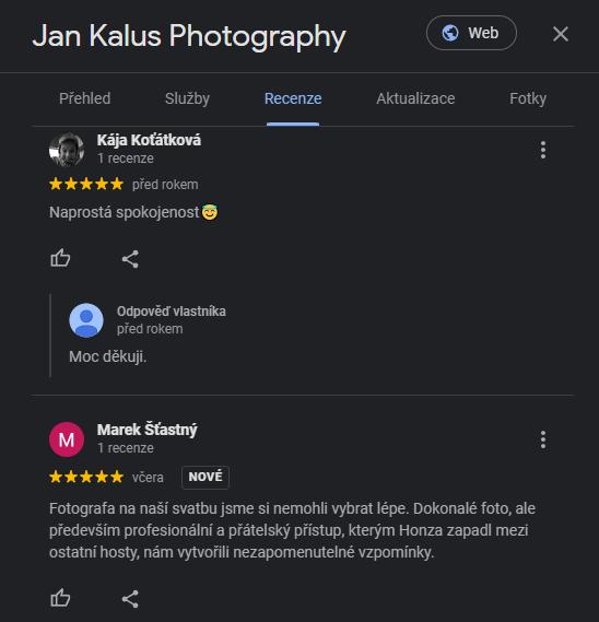 recenze jan kalus photography www.jankalus.cz